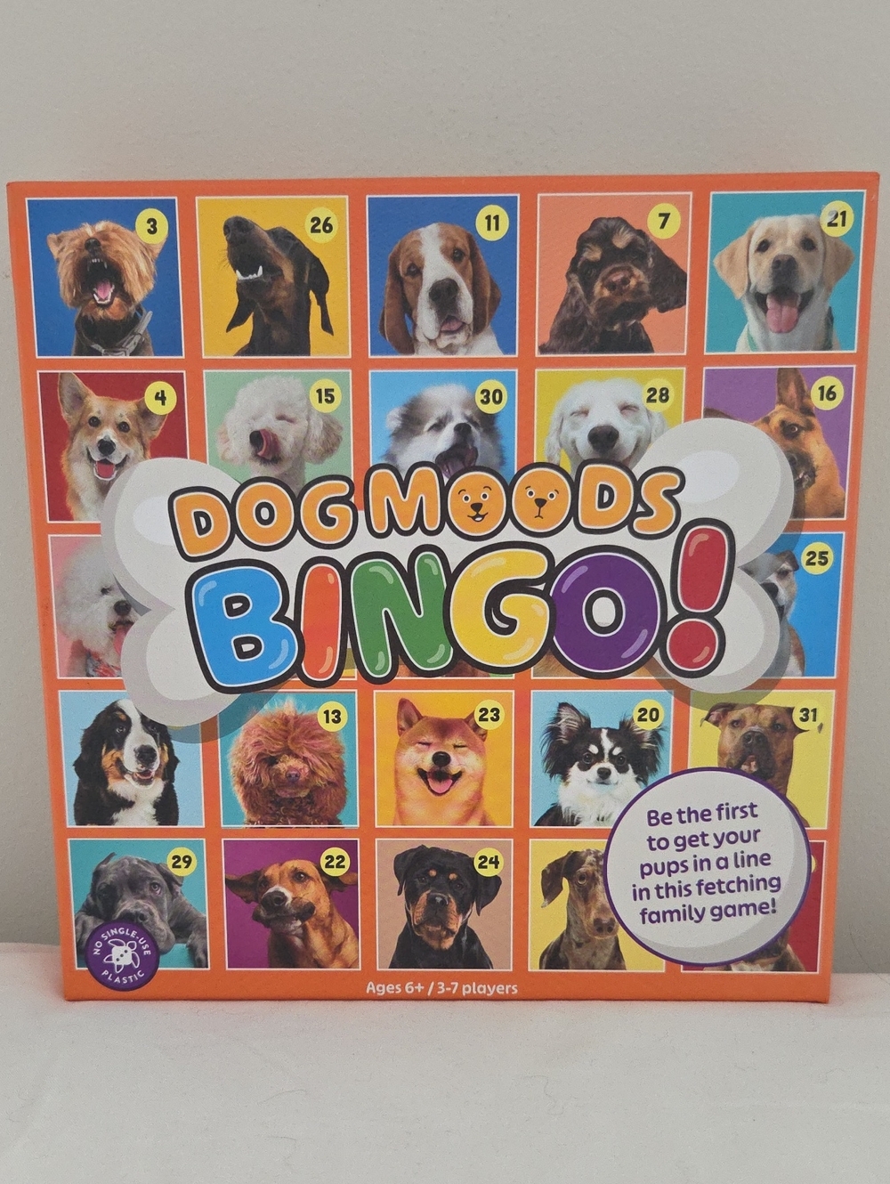 FAMILY DOG MOODS BINGO GAME